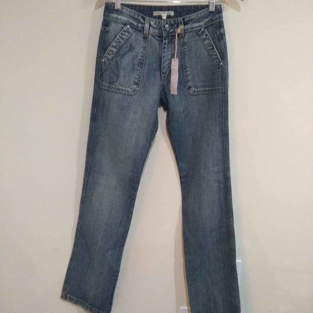 ! A5💐Entracte  T 38 Halen distressed blue jeans